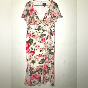 Adriana Papell floral dress